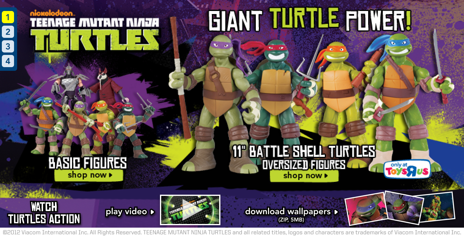 Slide 1, featuring action figures