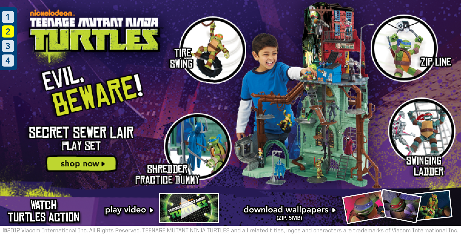 Slide 2, featuring a playset