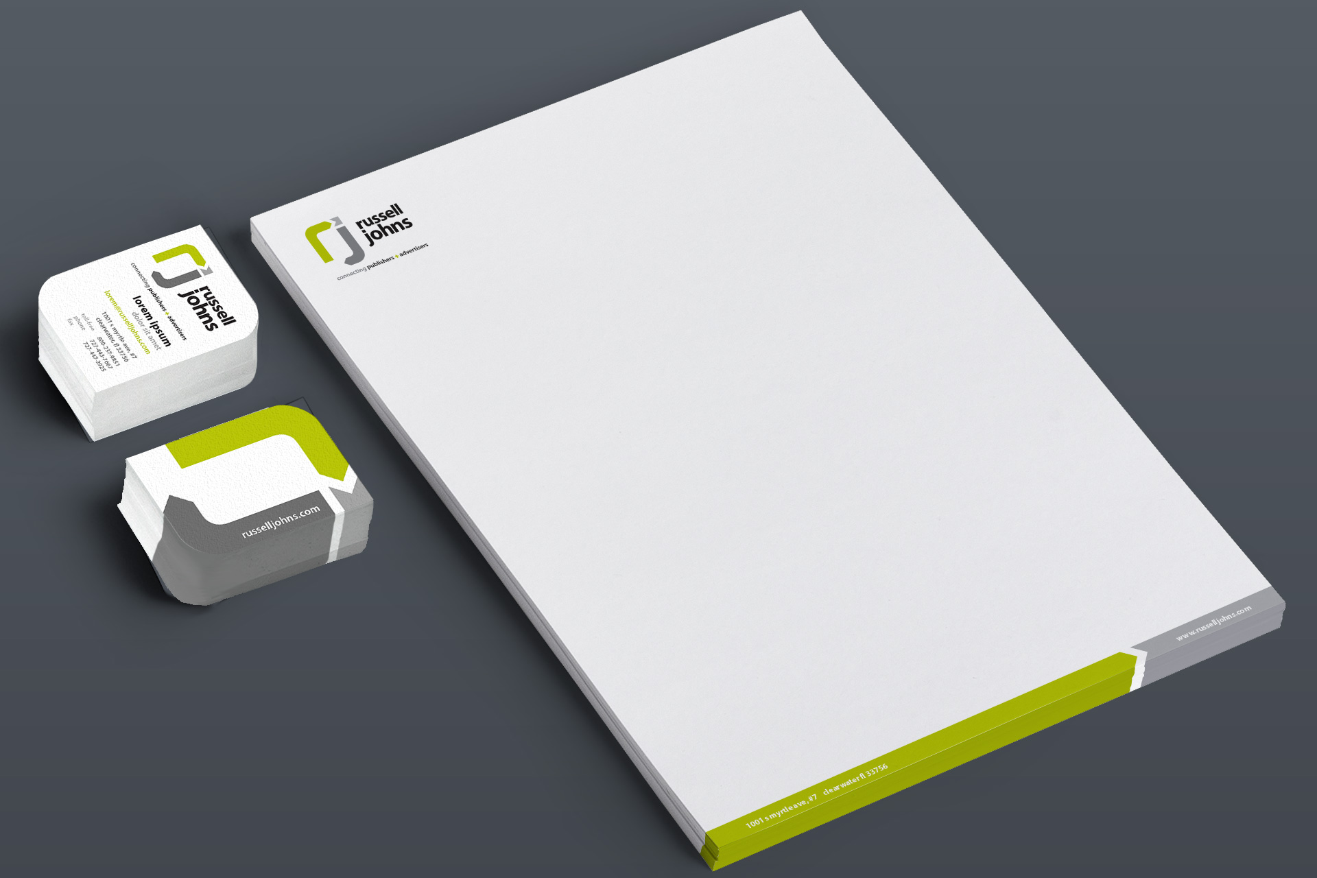 Business cards and stationery
