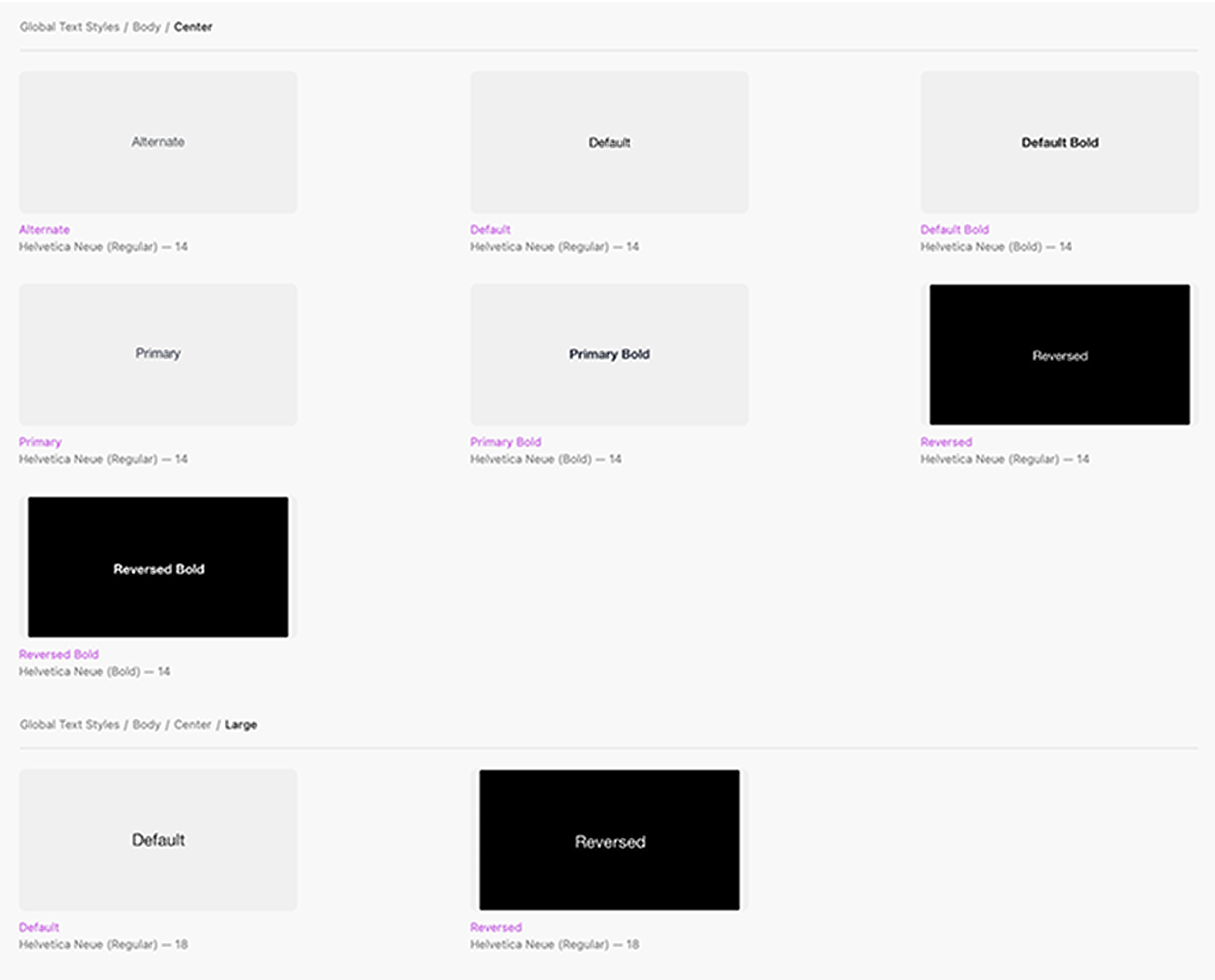 Sketch type styles based on design tokens
