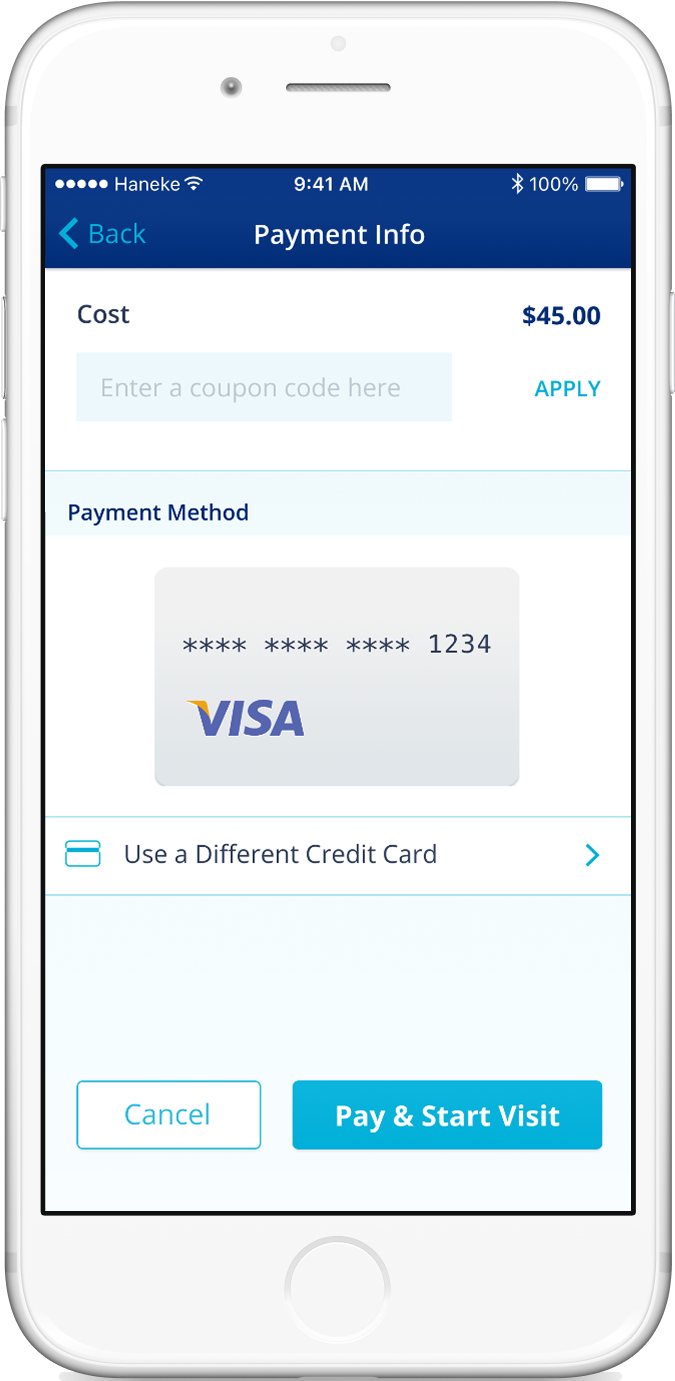 Saved payment methods