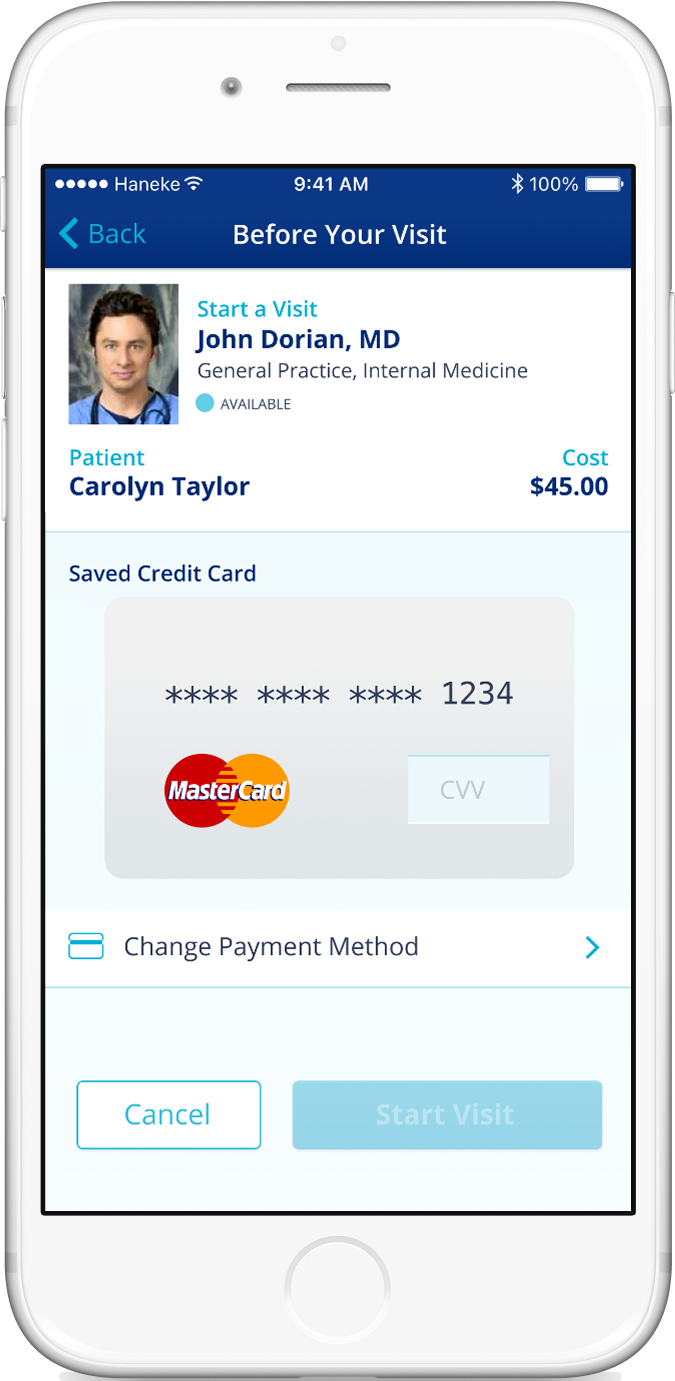 Payment confirmation