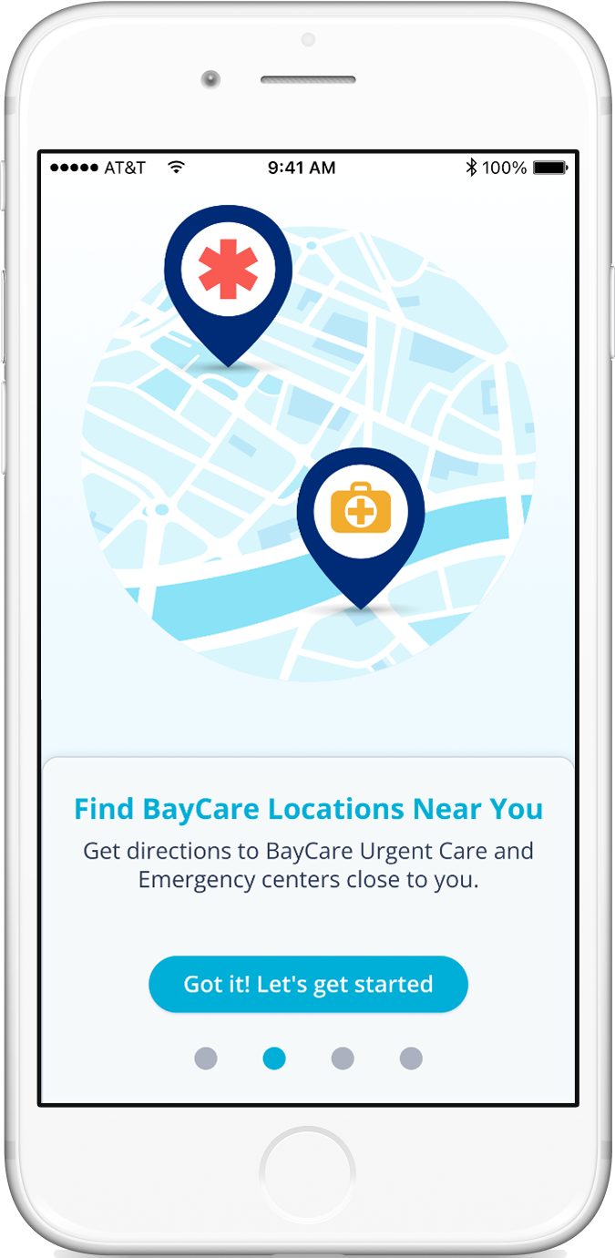 Animated pins dropping onto a map